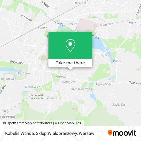 Kabelis Wanda. Sklep Wielobranżowy map