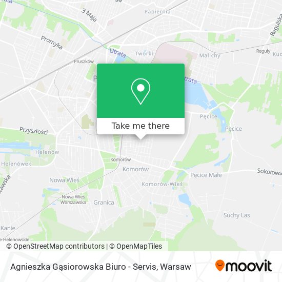 Agnieszka Gąsiorowska Biuro - Servis map