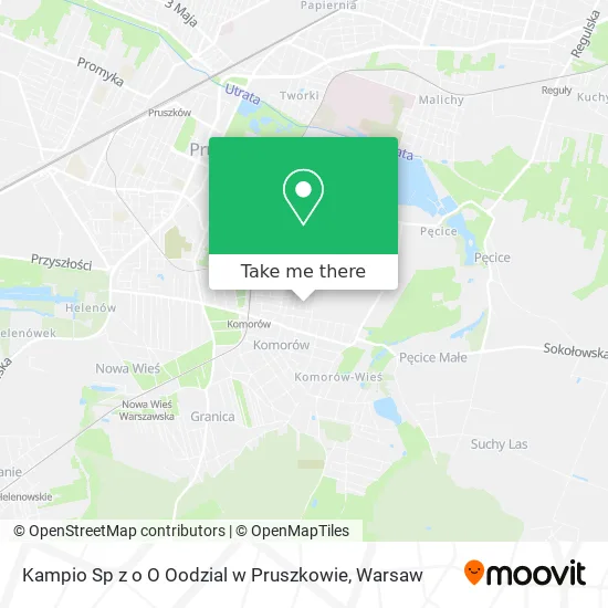 Карта Kampio Sp z o O Oodzial w Pruszkowie