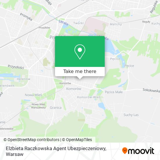 Elżbieta Raczkowska Agent Ubezpieczeniowy map