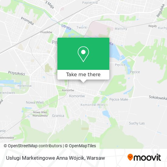 Usługi Marketingowe Anna Wójcik map