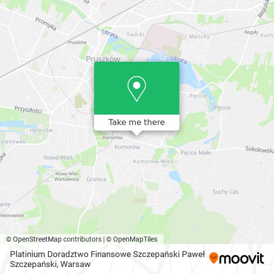 Platinium Doradztwo Finansowe Szczepański Paweł Szczepański map