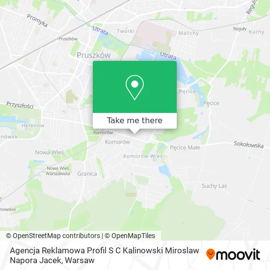 Карта Agencja Reklamowa Profil S C Kalinowski Miroslaw Napora Jacek