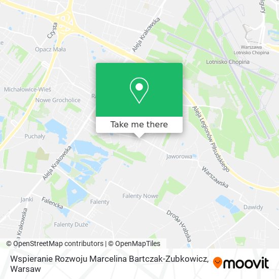 Wspieranie Rozwoju Marcelina Bartczak-Zubkowicz map