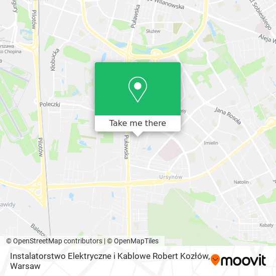 Instalatorstwo Elektryczne i Kablowe Robert Kozłów map