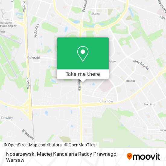 Nosarzewski Maciej Kancelaria Radcy Prawnego map