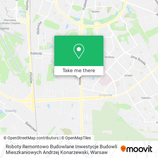 Roboty Remontowo Budowlane Inwestycje Budowli Mieszkaniowych Andrzej Konarzewski map