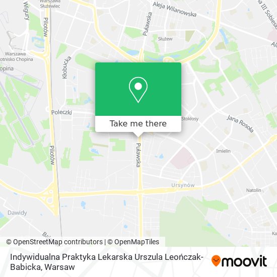 Indywidualna Praktyka Lekarska Urszula Leończak-Babicka map