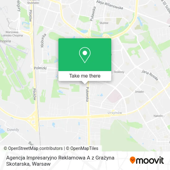 Agencja Impresaryjno Reklamowa A z Grażyna Skotarska map