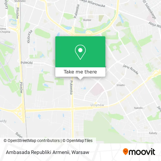 Карта Ambasada Republiki Armenii
