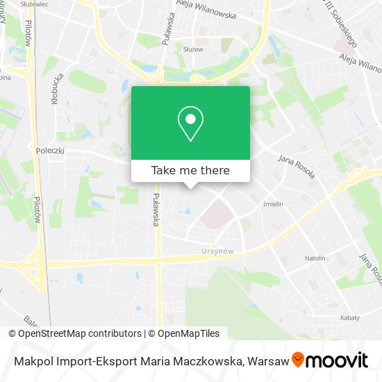 Makpol Import-Eksport Maria Maczkowska map