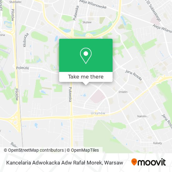 Kancelaria Adwokacka Adw Rafał Morek map