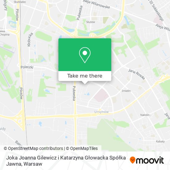 Joka Joanna Gilewicz i Katarzyna Głowacka Spółka Jawna map