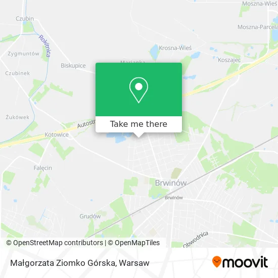 Карта Małgorzata Ziomko Górska