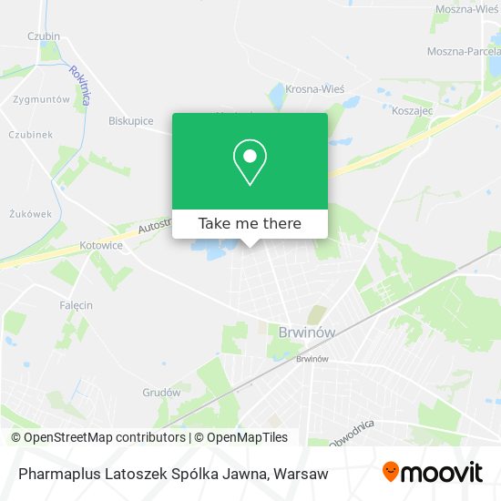 Pharmaplus Latoszek Spólka Jawna map