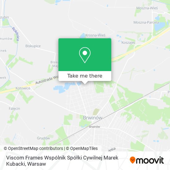 Viscom Frames Wspólnik Spółki Cywilnej Marek Kubacki map