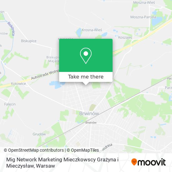 Mig Network Marketing Mieczkowscy Grażyna i Mieczysław map