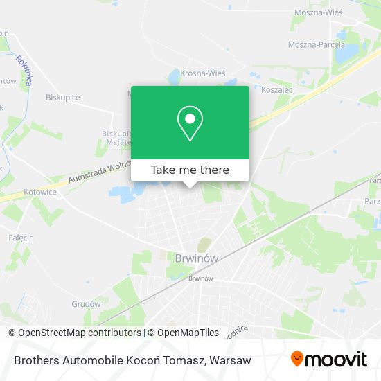 Brothers Automobile Kocoń Tomasz map