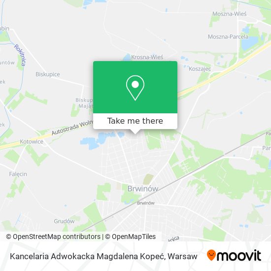 Kancelaria Adwokacka Magdalena Kopeć map