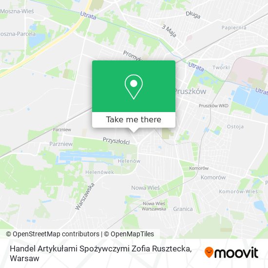 Handel Artykułami Spożywczymi Zofia Rusztecka map