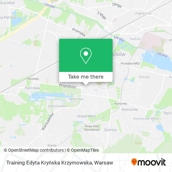 Training Edyta Kryńska Krzymowska map