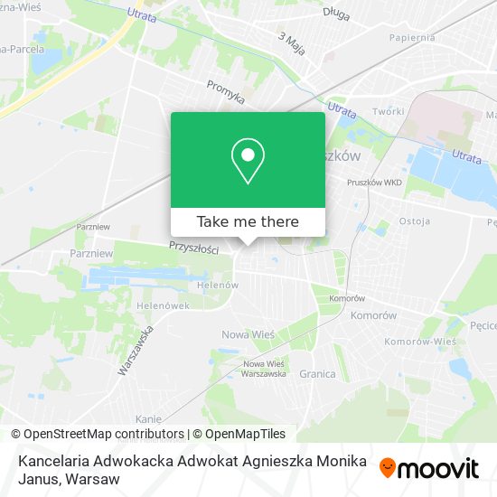 Kancelaria Adwokacka Adwokat Agnieszka Monika Janus map