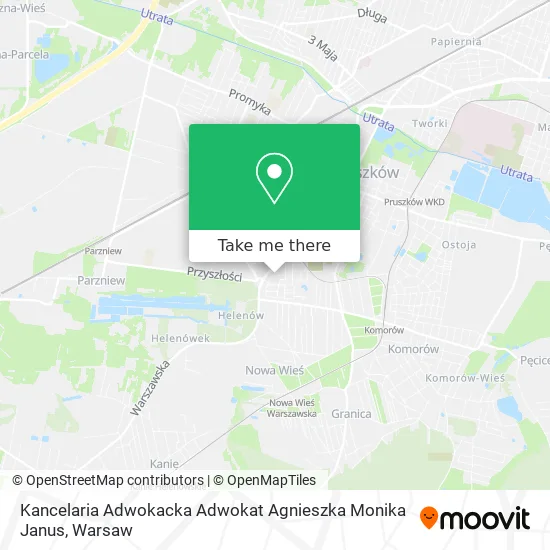 Kancelaria Adwokacka Adwokat Agnieszka Monika Janus map