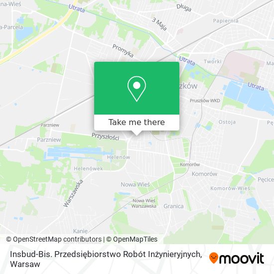 Insbud-Bis. Przedsiębiorstwo Robót Inżynieryjnych map