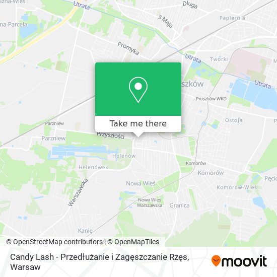 Candy Lash - Przedłużanie i Zagęszczanie Rzęs map