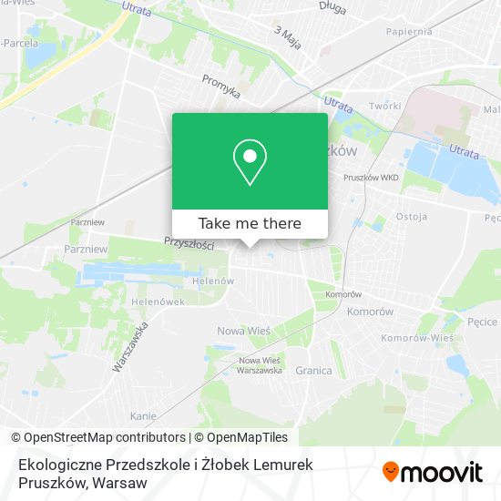 Ekologiczne Przedszkole i Żłobek Lemurek Pruszków map