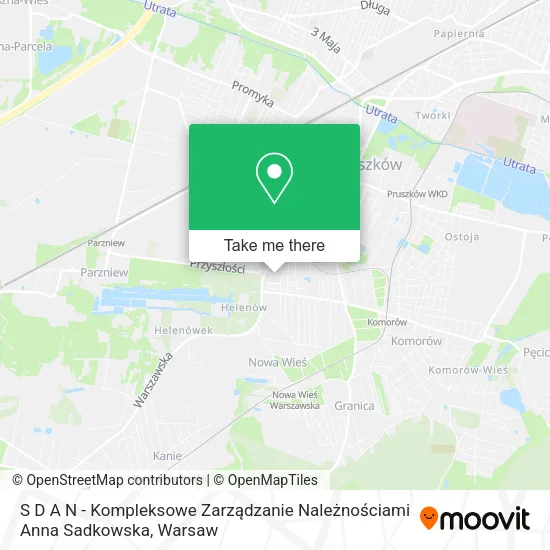 S D A N - Kompleksowe Zarządzanie Należnościami Anna Sadkowska map