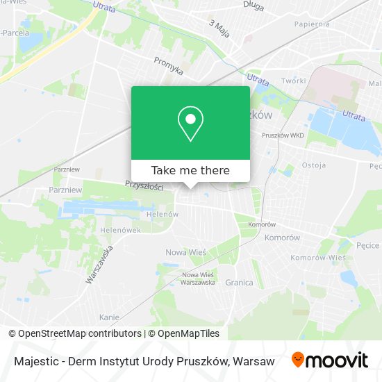 Majestic - Derm Instytut Urody Pruszków map