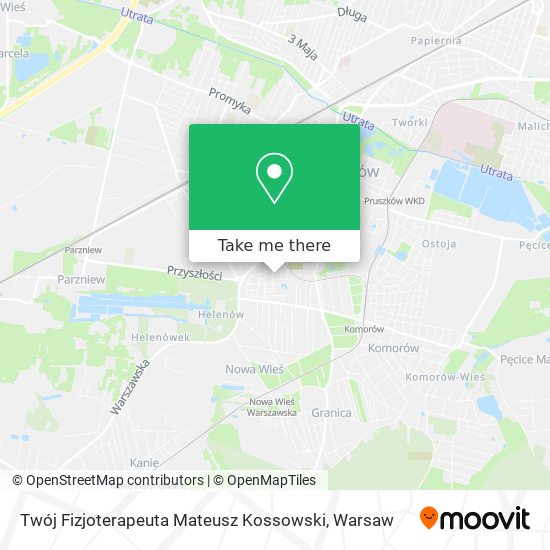 Twój Fizjoterapeuta Mateusz Kossowski map