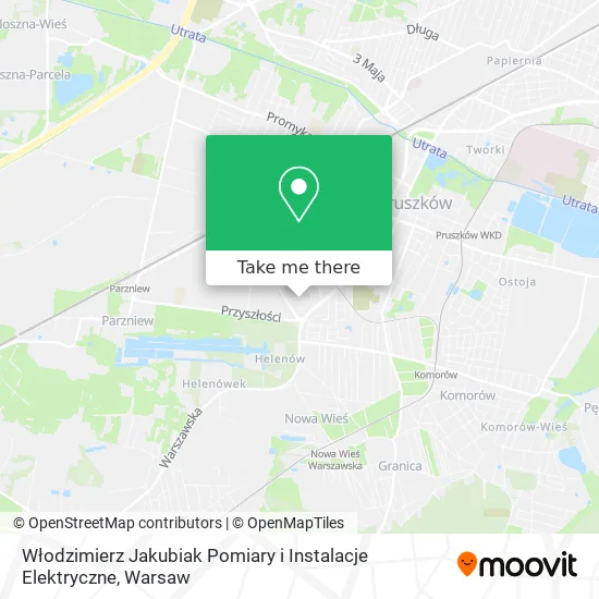Włodzimierz Jakubiak Pomiary i Instalacje Elektryczne map