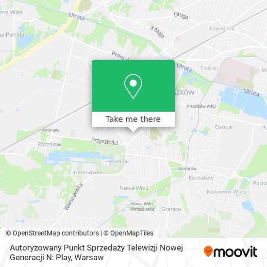 Autoryzowany Punkt Sprzedaży Telewizji Nowej Generacji N: Play map
