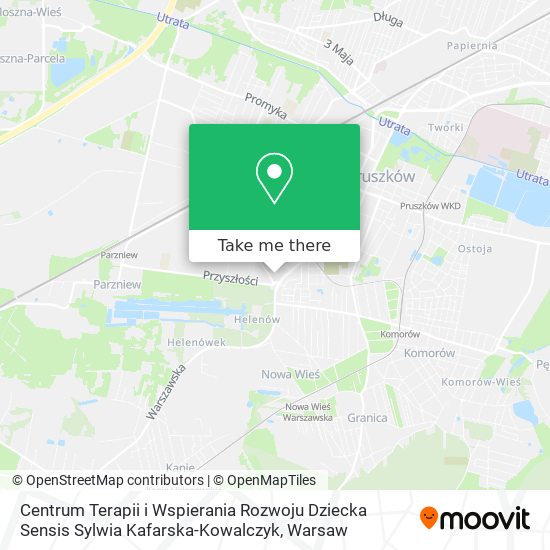 Centrum Terapii i Wspierania Rozwoju Dziecka Sensis Sylwia Kafarska-Kowalczyk map