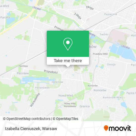 Izabella Cieniuszek map