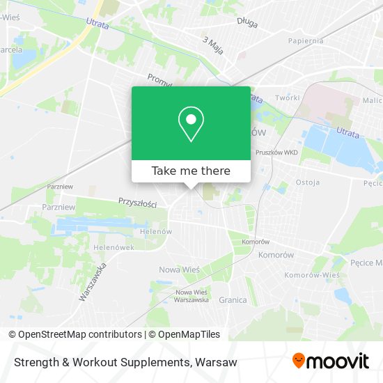 Strength & Workout Supplements map