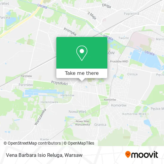 Карта Vena Barbara Isio Reluga