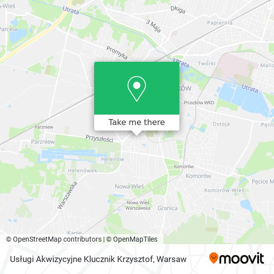 Карта Usługi Akwizycyjne Klucznik Krzysztof