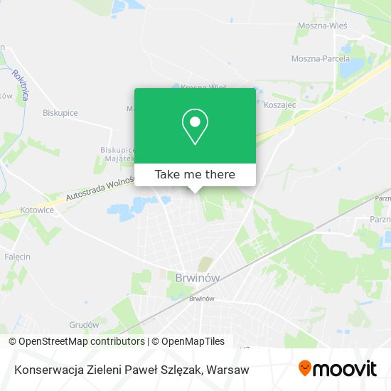 Konserwacja Zieleni Paweł Szlęzak map