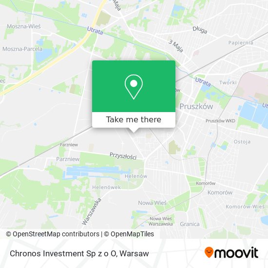 Chronos Investment Sp z o O map