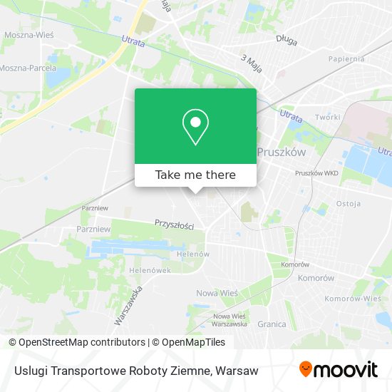 Карта Uslugi Transportowe Roboty Ziemne