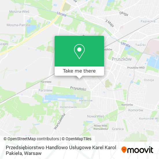 Przedsiębiorstwo Handlowo Usługowe Karel Karol Pakieła map