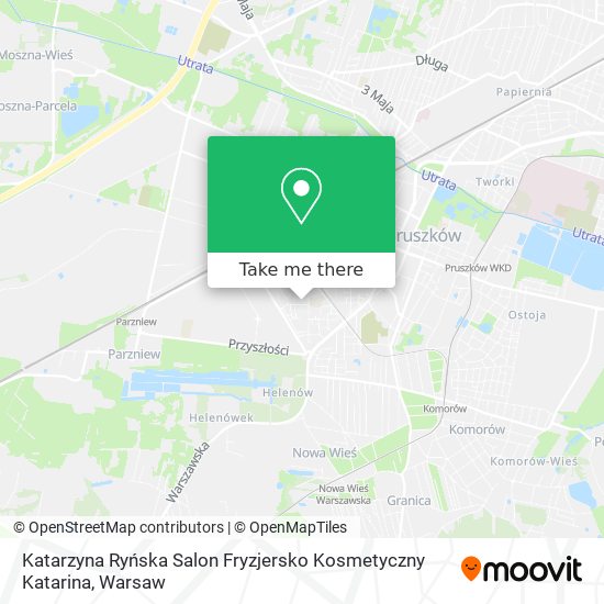 Katarzyna Ryńska Salon Fryzjersko Kosmetyczny Katarina map