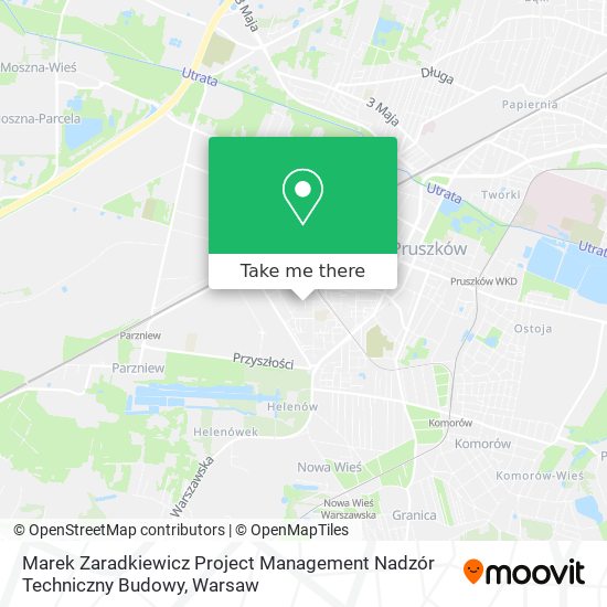 Marek Zaradkiewicz Project Management Nadzór Techniczny Budowy map