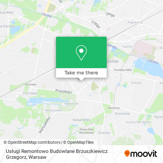 Usługi Remontowo Budowlane Brzuszkiewicz Grzegorz map