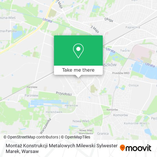 Montaż Konstrukcji Metalowych Milewski Sylwester Marek map