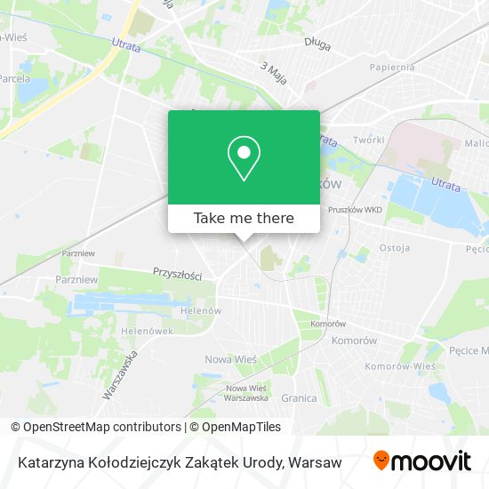 Katarzyna Kołodziejczyk Zakątek Urody map