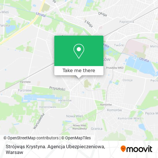 Strójwąs Krystyna. Agencja Ubezpieczeniowa map